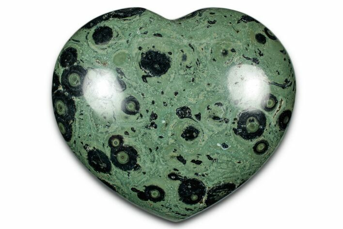 Polished Kambaba Jasper Heart - Madagascar #341735